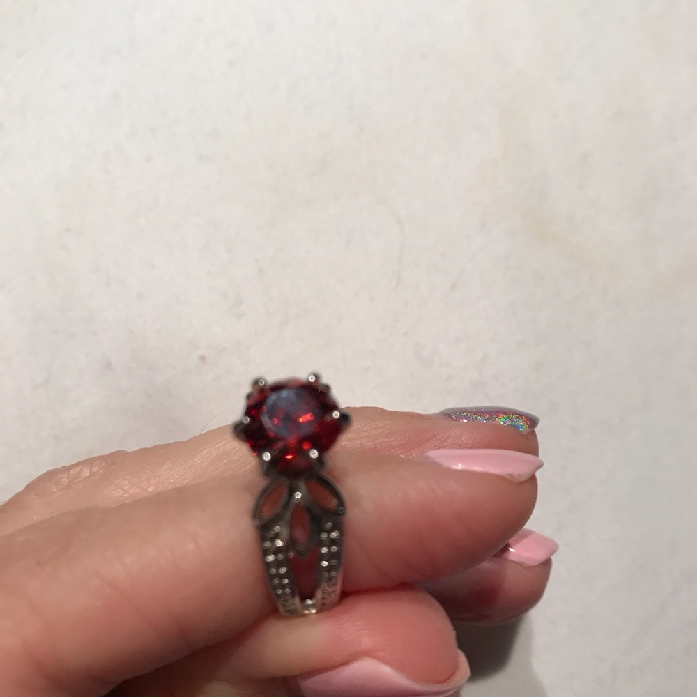 Ruby CZ ring! - Picture 3 of 4