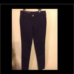 Purple skinny jeans