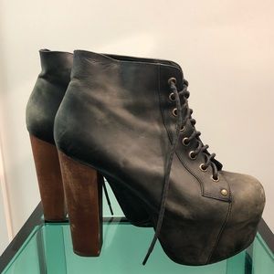 Distressed Leather Jeffrey Campbell Lita Booties
