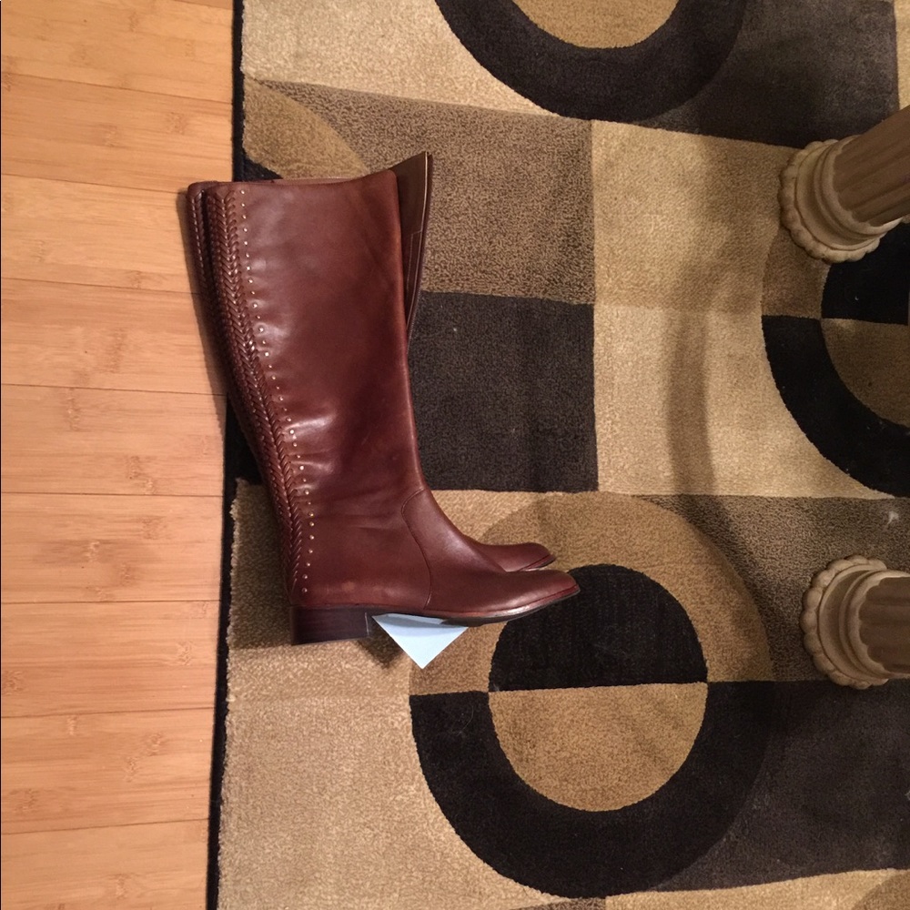 Antonio Melani Pembrookes Braided Wide Calf Boots