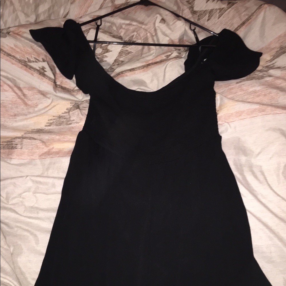 Off the shoulder smock dress