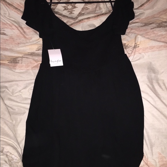 Off the shoulder smock dress - Picture 2 of 2