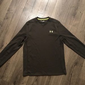 Under Armour Army Green waffle knit sweater