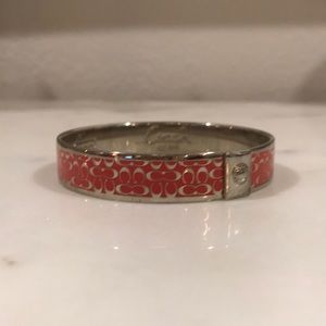 COACH Signature Enamel Bangle
