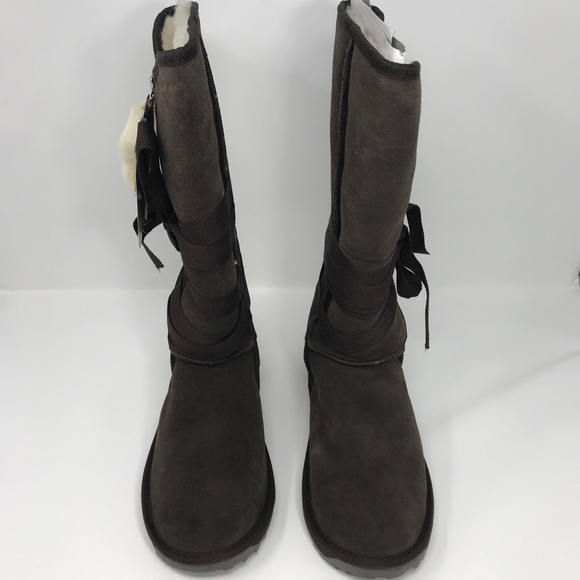 EWU Australian sheepskin lace up boots - Picture 2 of 8