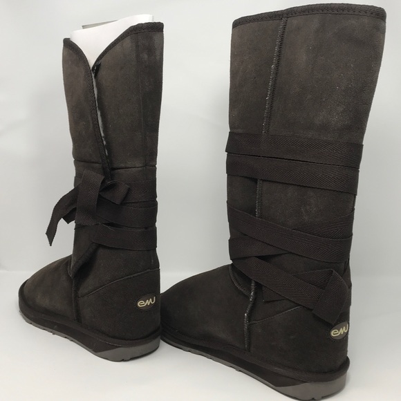 EWU Australian sheepskin lace up boots - Picture 4 of 8