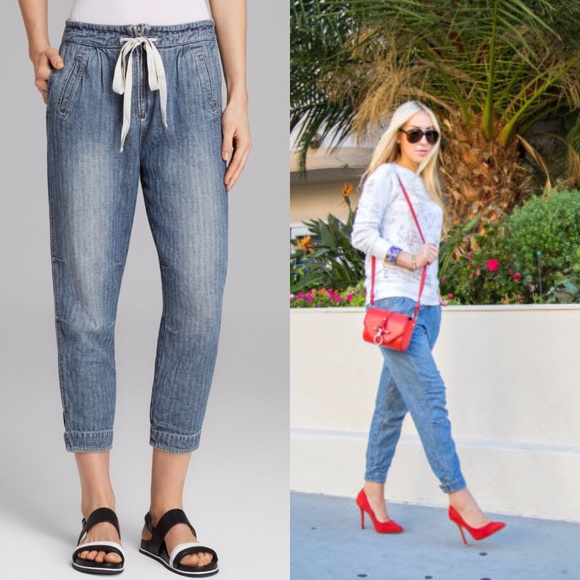 free people drawstring jeans