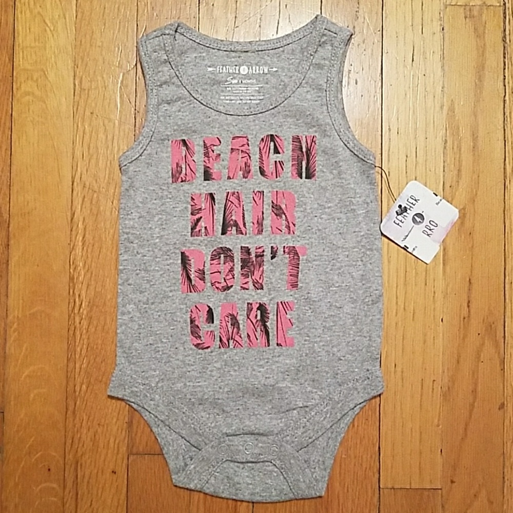 Beach hair onesie NWT