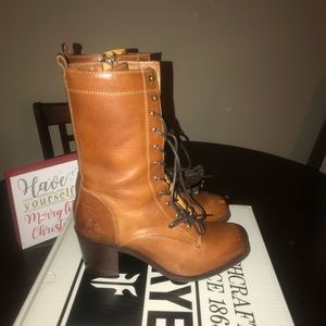 Frye lace up boot—MUST GO!
