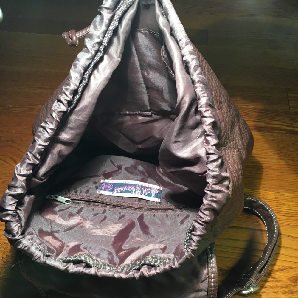 Wallflower Adjustable Brown Backpack - image 5