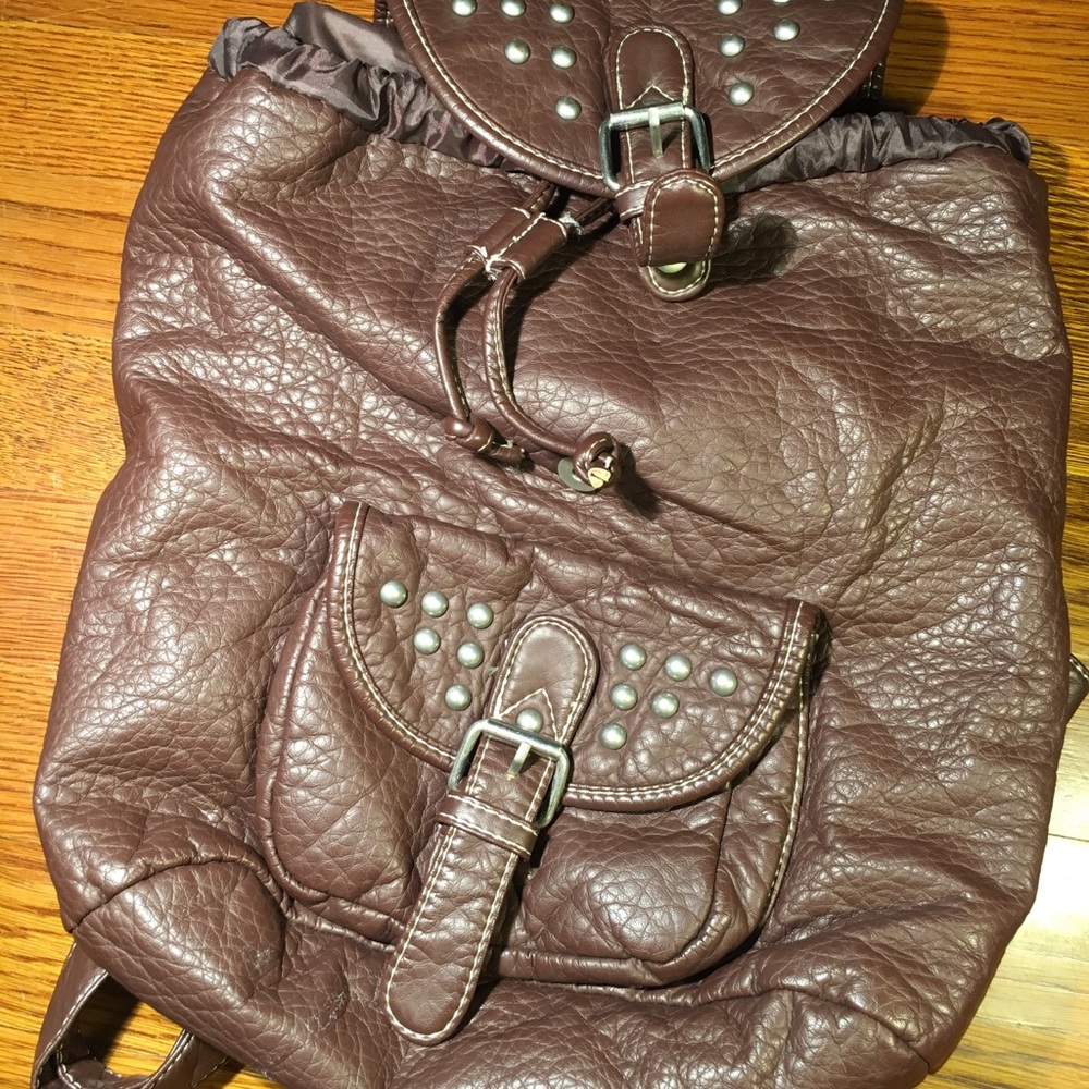 Wallflower Adjustable Brown Backpack - image 6