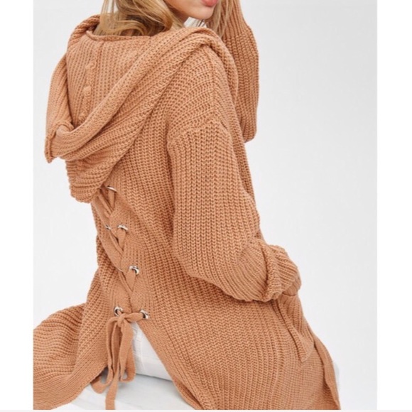 1L : Lace-Up Cardigan - Picture 2 of 8