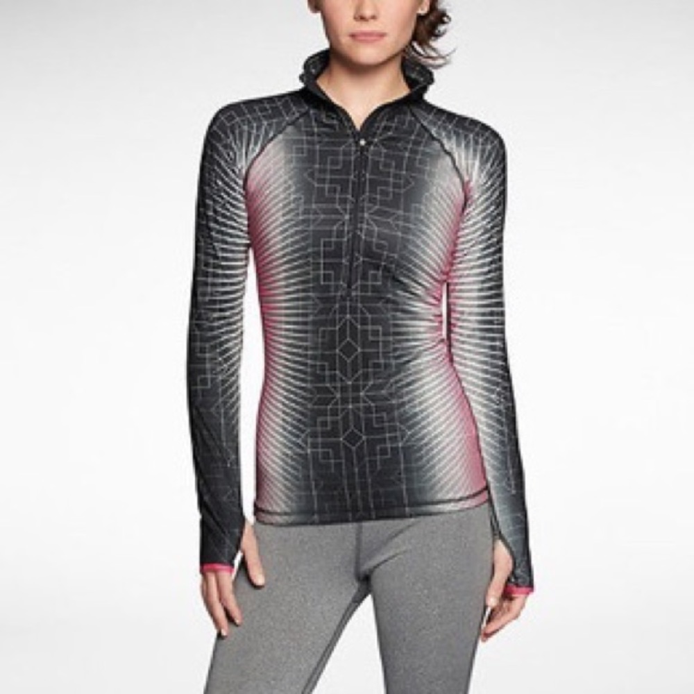 Nike Pro Hyperwarm Work Out 1/2 Zip Top