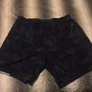 Lululemon surge short 7 inch linerless RARE camo