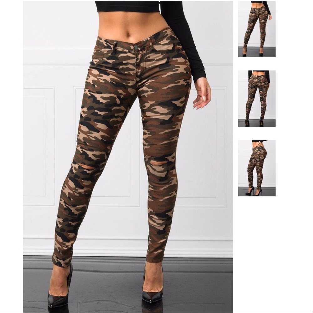 High Fashion Soft & Stretchy - Camo Legging/Pants - Picture 1 of 6