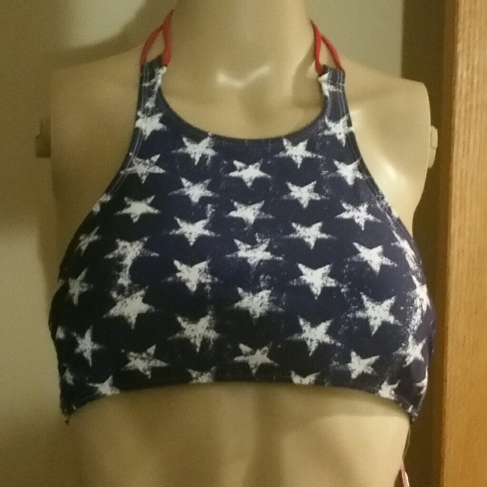 🌟NWT🌟Patriotic bikini top