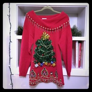 Glorious Ugly Christmas Sweater!!! Size S