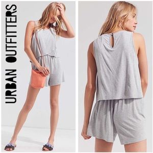 UO Soft Jersey ‘Twofer’ Surplice Romper