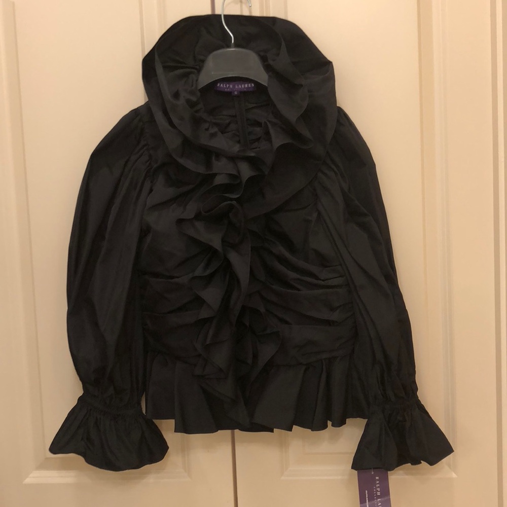 Ralph Lauren Purple Label Rare Silk Blouse