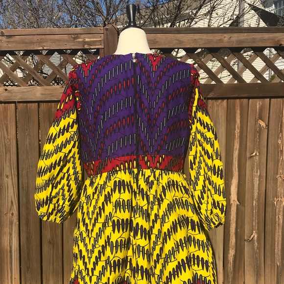 ❌SOLD❌African Print Women’s Plus Size Maxi Dress - Picture 6 of 8