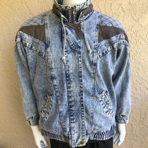 Vintage denim jacket ! Acid wash