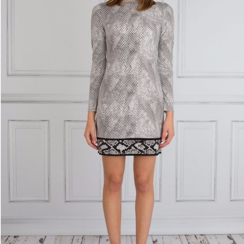 MIchael Kors Tunic Dress Snake Print Petite