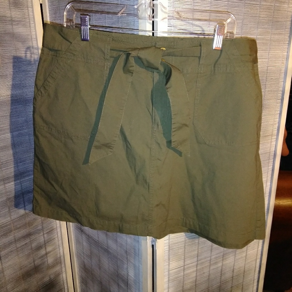 Olive green skort