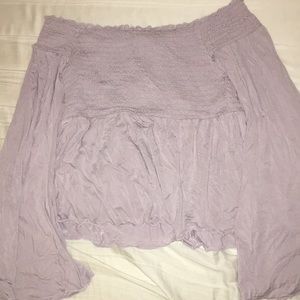 American eagle off the shoulder top