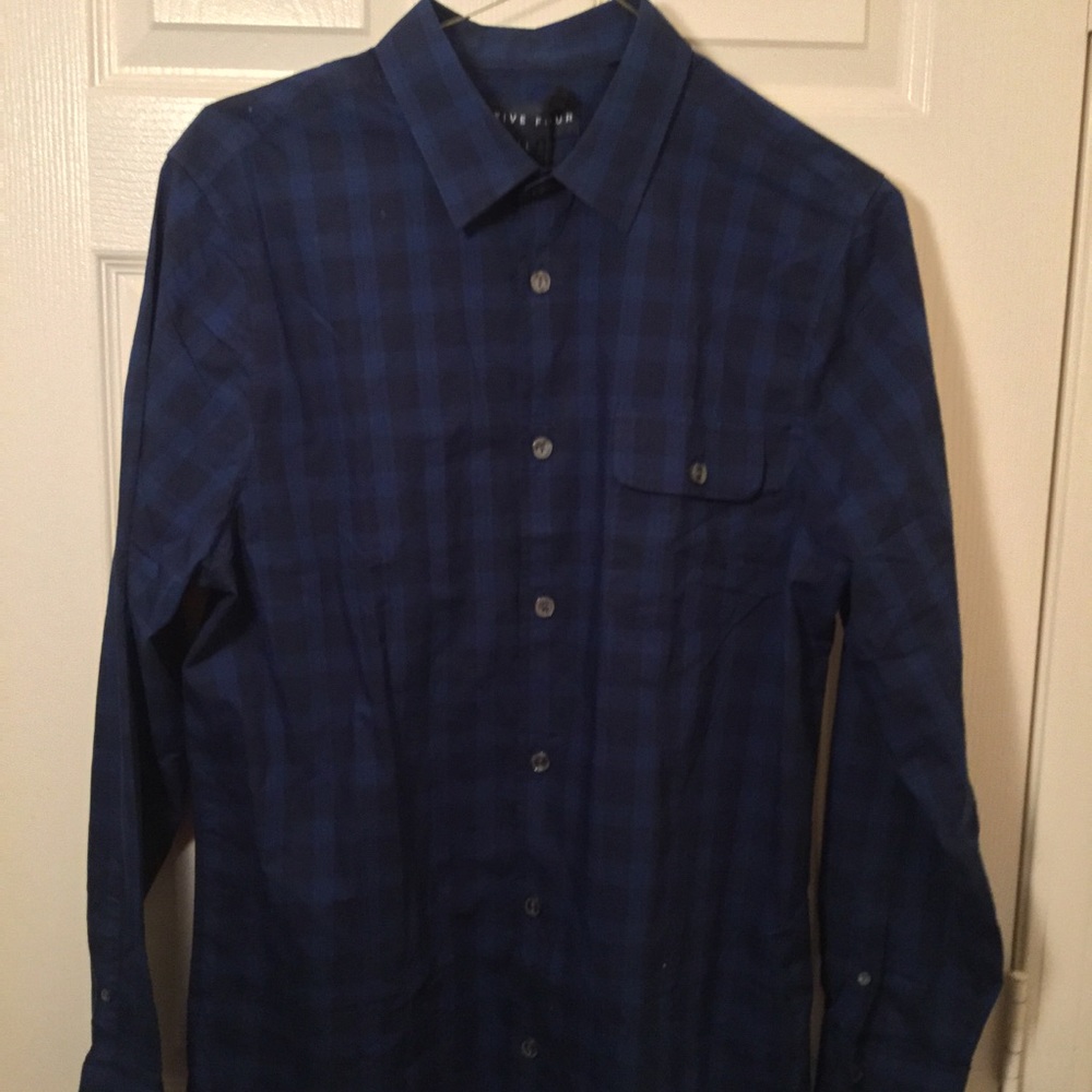 FiveFourClub Long Sleeve Casual Button Down