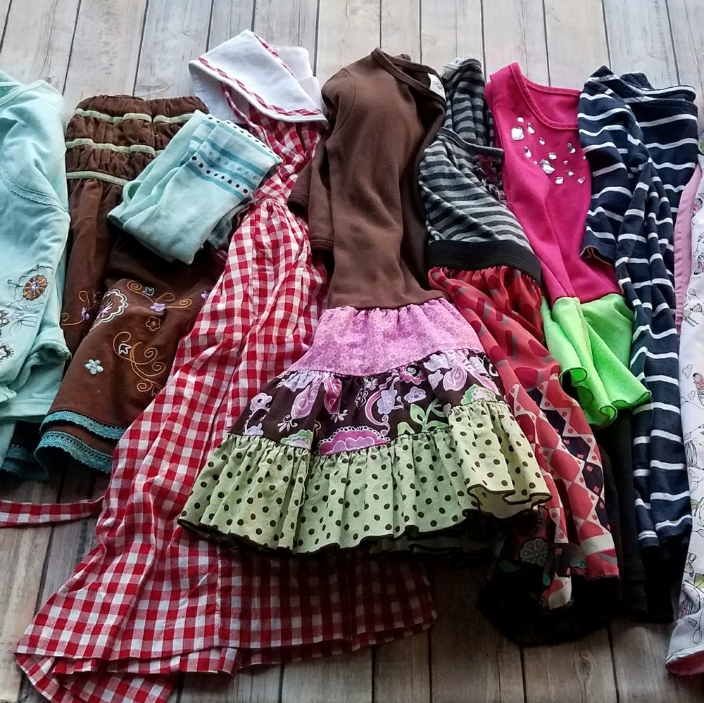 Girls Size 6 Dress Bundle Lot Fall Variety Mix