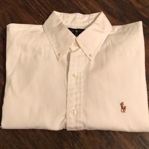 White Polo Dress Shirt