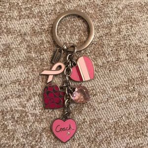 Coach Key Fob - Breast Cancer Awareness