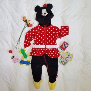 Disney Baby Minnie Mouse hooded bodysuit