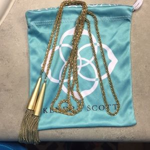 Wrap or tie around Kendra Scott Necklace