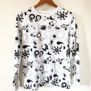 Stussy Graphic Print Long Sleeve Tee