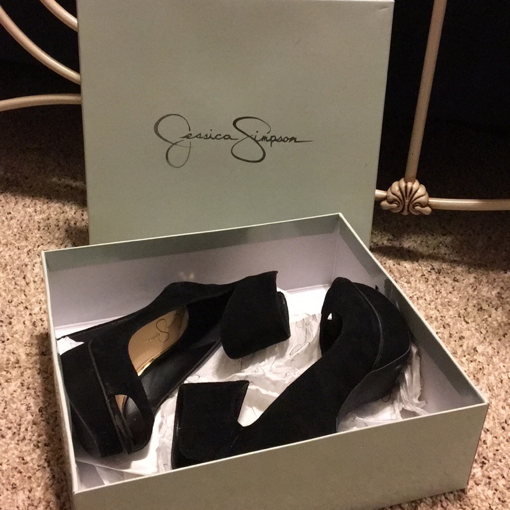 Jessica Simpson Black Crusherr Shoes