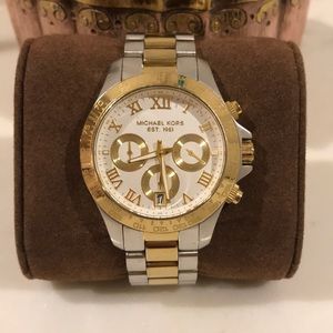 Michael Kors Two-Tone Gold & Silver Watch