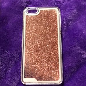 I am selling a pink clear phone case
