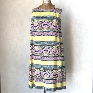 Ann Taylor Classic Sheath Dress, Small, Bold Print