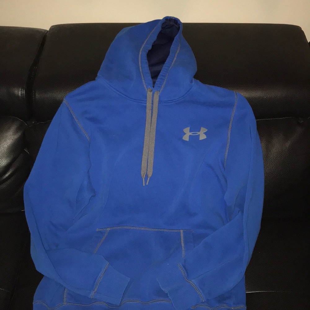 Under armour large blue sweatshirt
