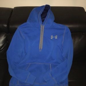 Under armour large blue sweatshirt