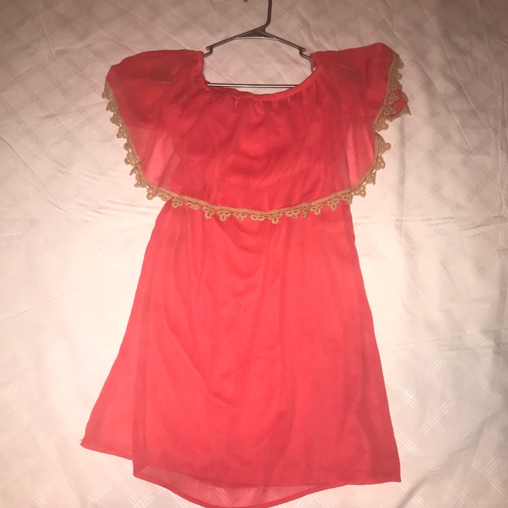 Charming Charlie peach dress