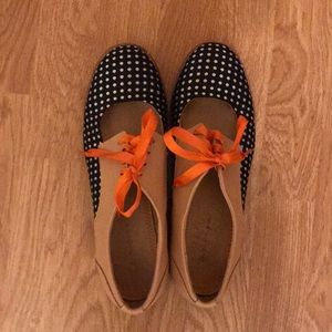 Pilcro & the Letterpress polka dot Loafers $50 OBO