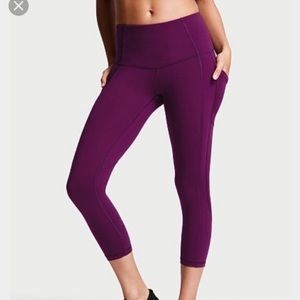 Knockout Tight Crop Pants w/ Pocket Workout Capri