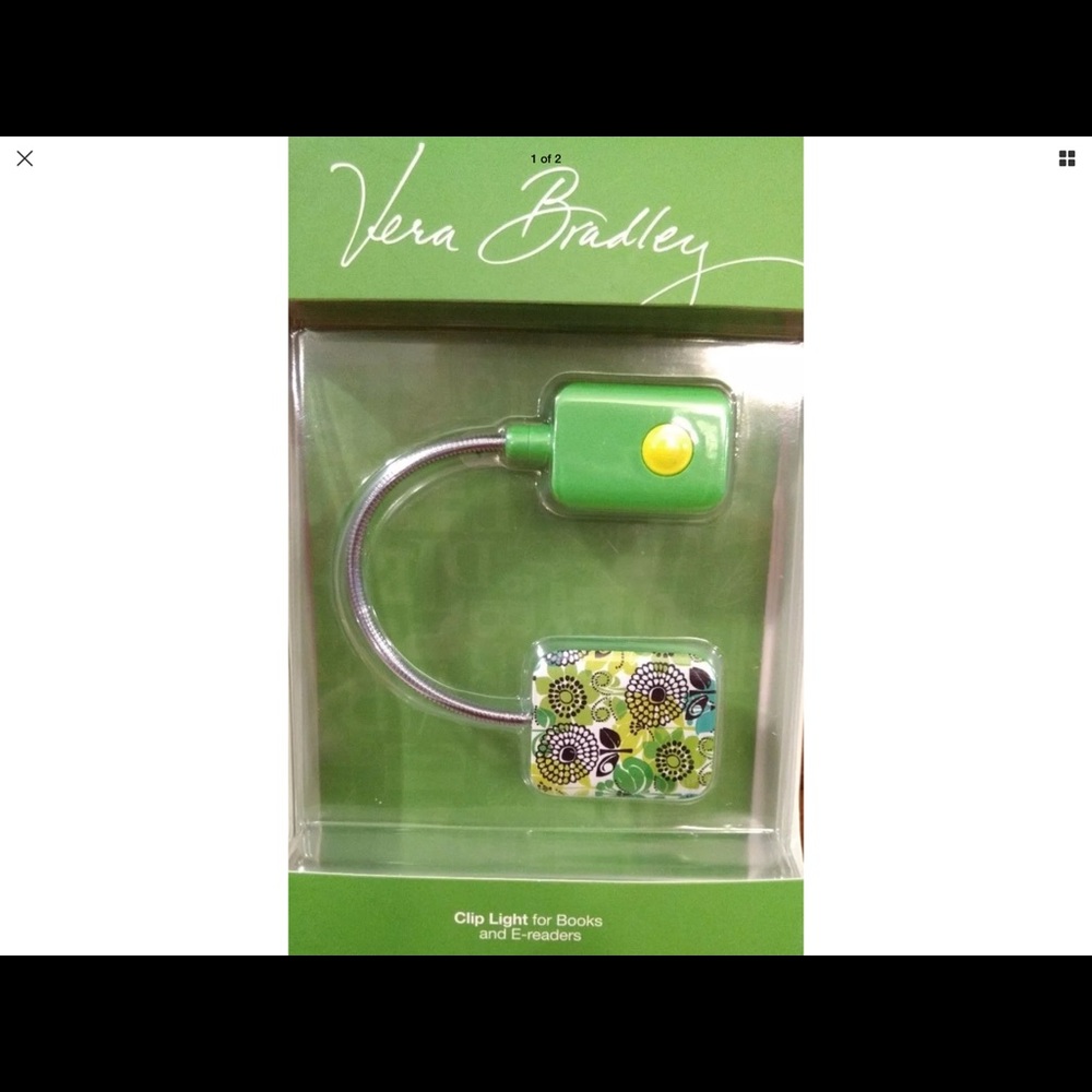 Vera Bradley LED Clip Light E Reader Book Light