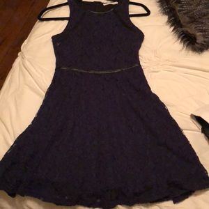 Navy blue lace dress