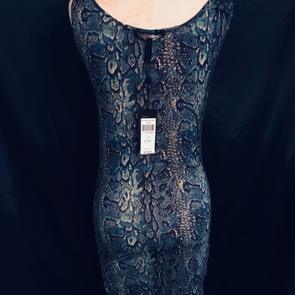 BBCBG MAXAZRIA blue cover up