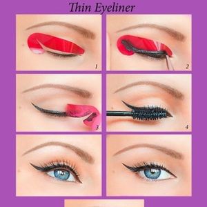 Eyeliner sticker guides
