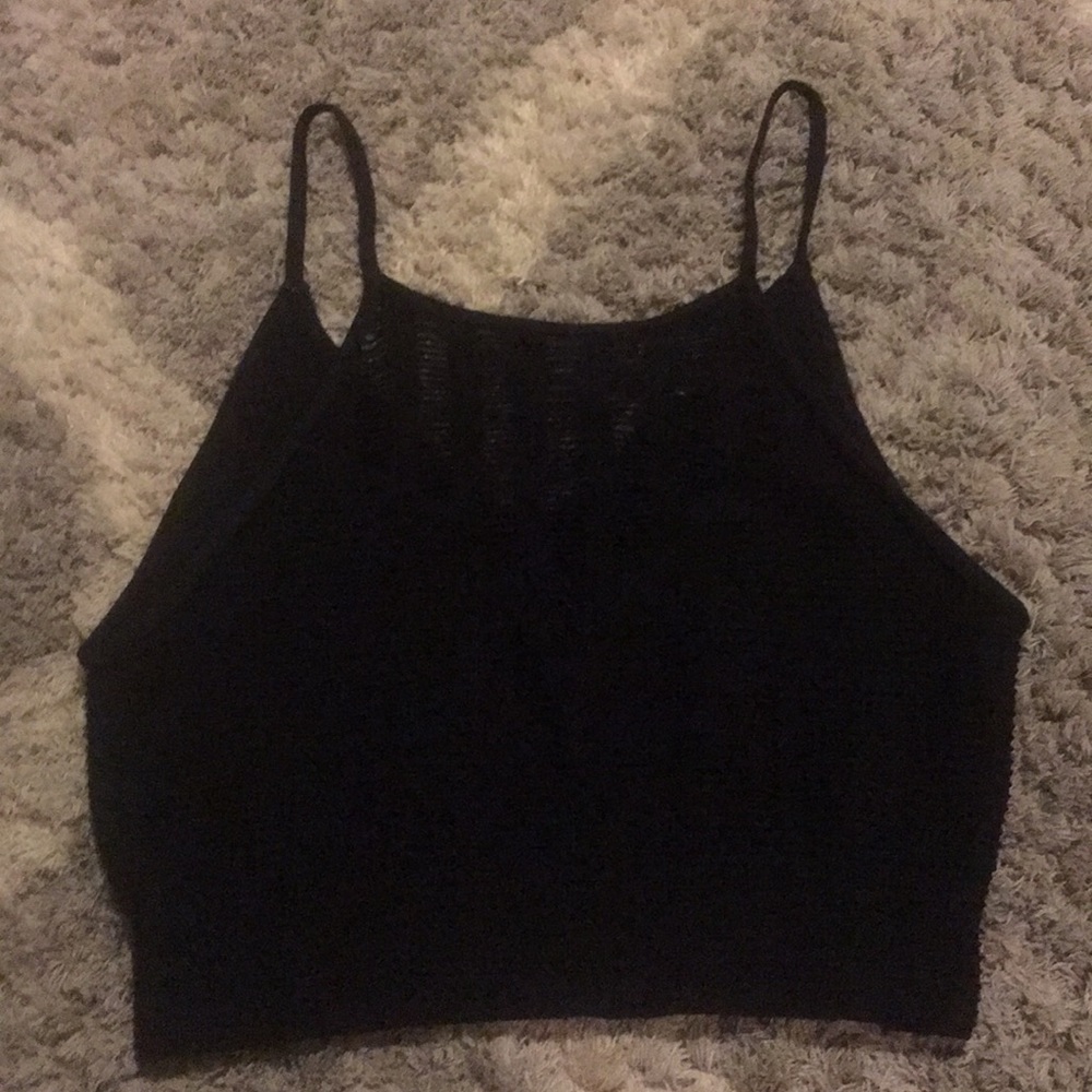 Black BCBG Crop