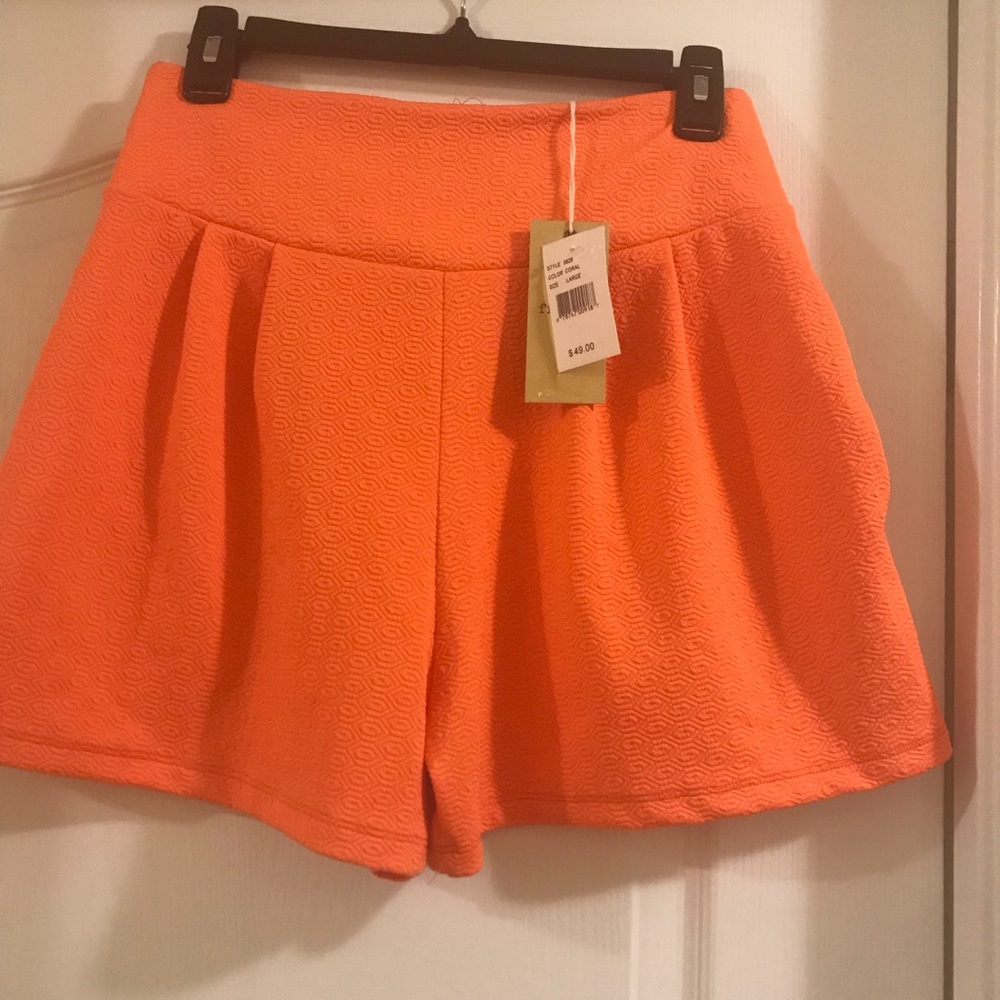 Freeway coral shorts
